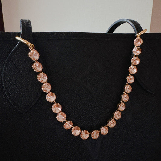 Bold Jewel Chain Bag Charm