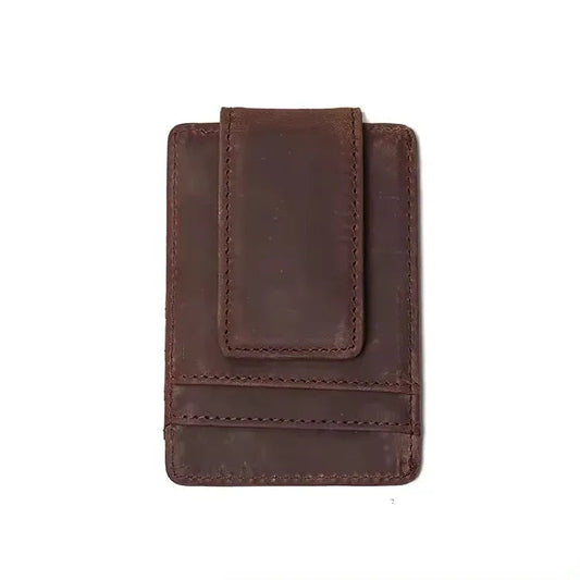 The Walden | Handmade Leather Front Pocket Wallet with Money Clip