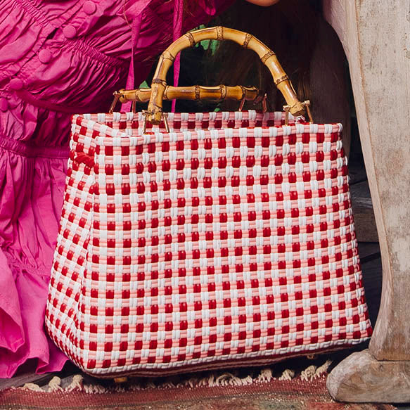 TUKU Montecito Recycled Market Tote Bag