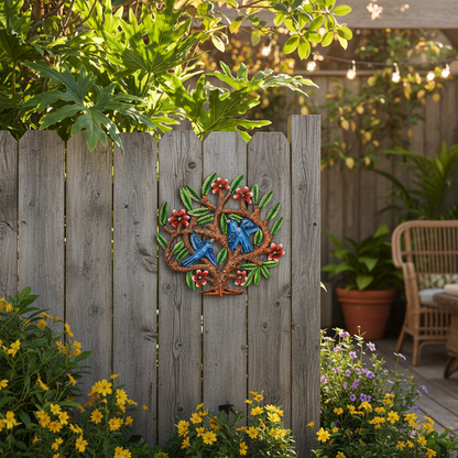 Painted Impasto Round
