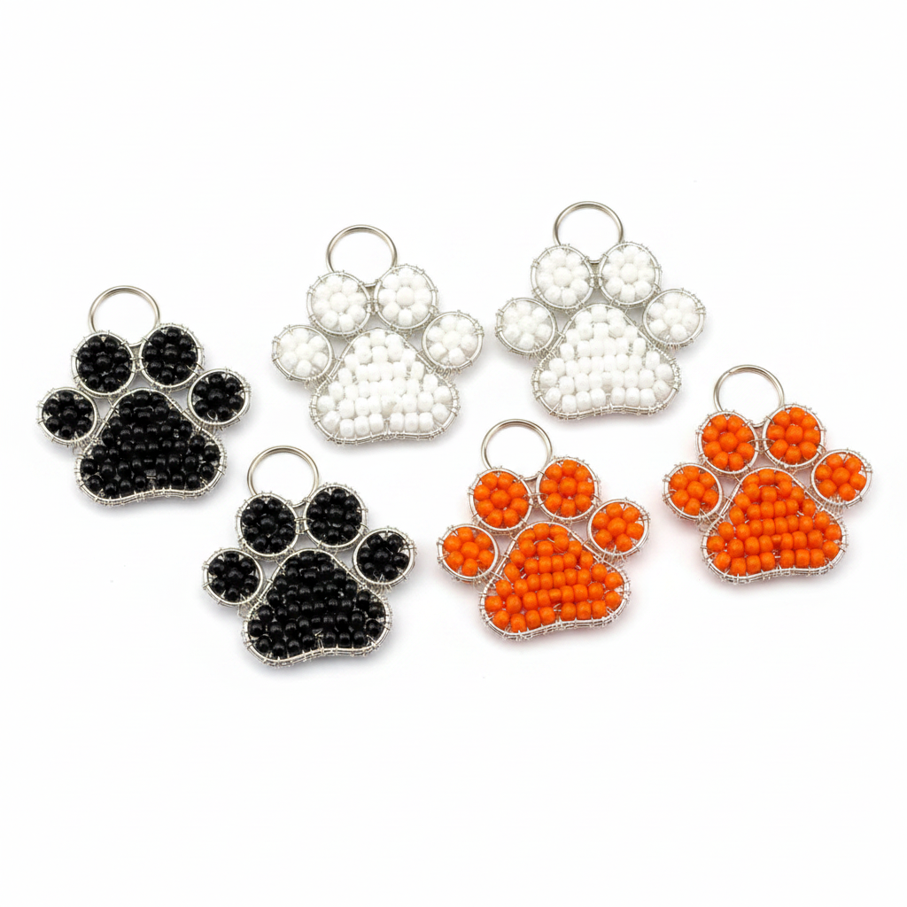 Pawprint Keyring (Set of 6)