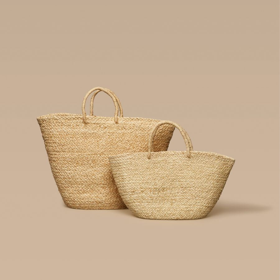 Braided Raffia Day Bag Natural