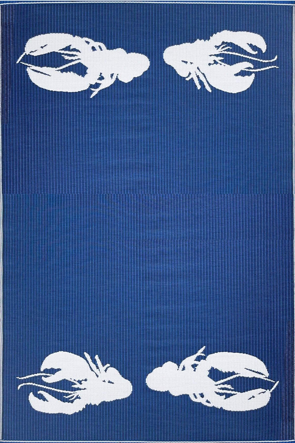 Four Lobster Blue & White