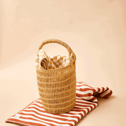 Kuma Open Weave Bucket Bag