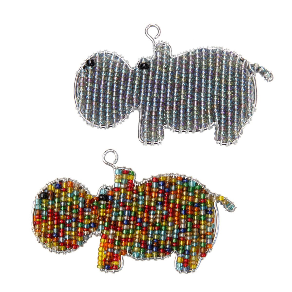 Hippo Keyring (Set of 6)