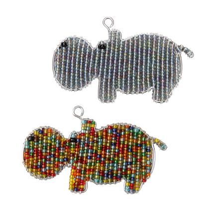 Hippo Keyring (Set of 6)