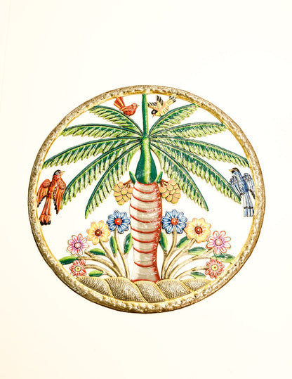 Painted Palm Tree