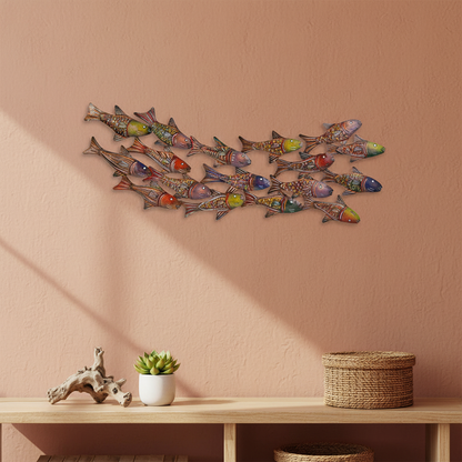 Painted Schooling Fish