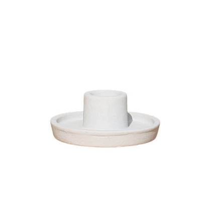 Whirl Ceramic Candle Holder - set of 2