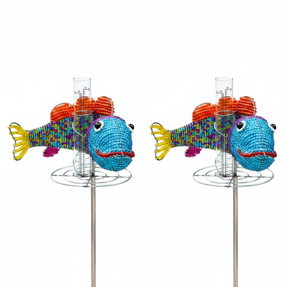 Rain Gauge, Fish (Set of 2)