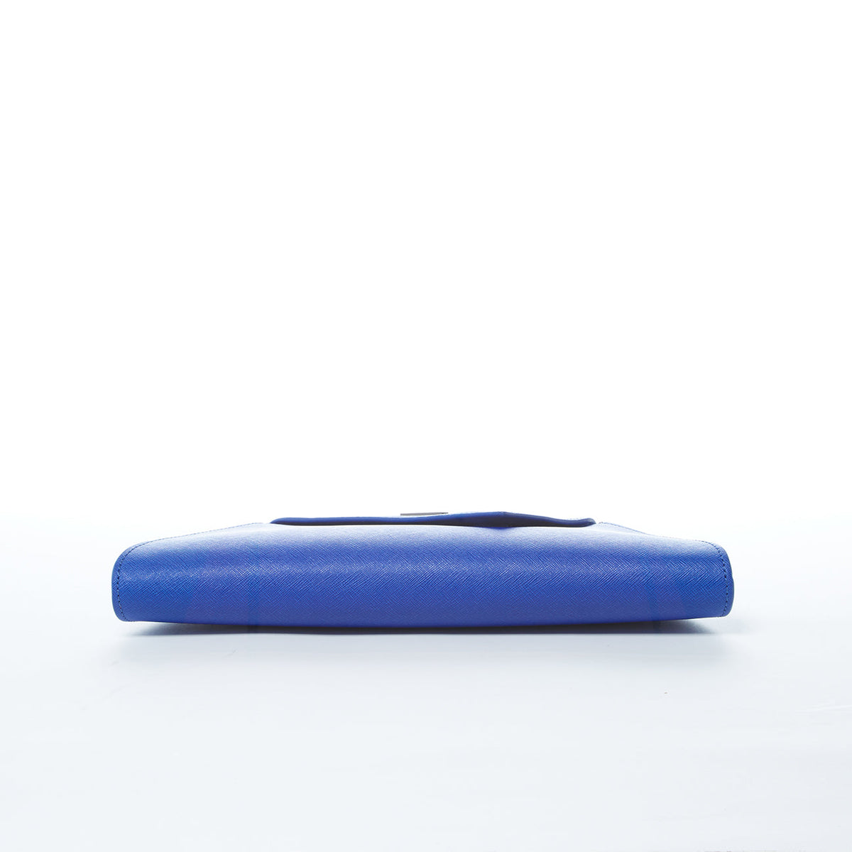 Leather Clutch Bag Evening Purse Cobalt Blue Unique Women's Handbag