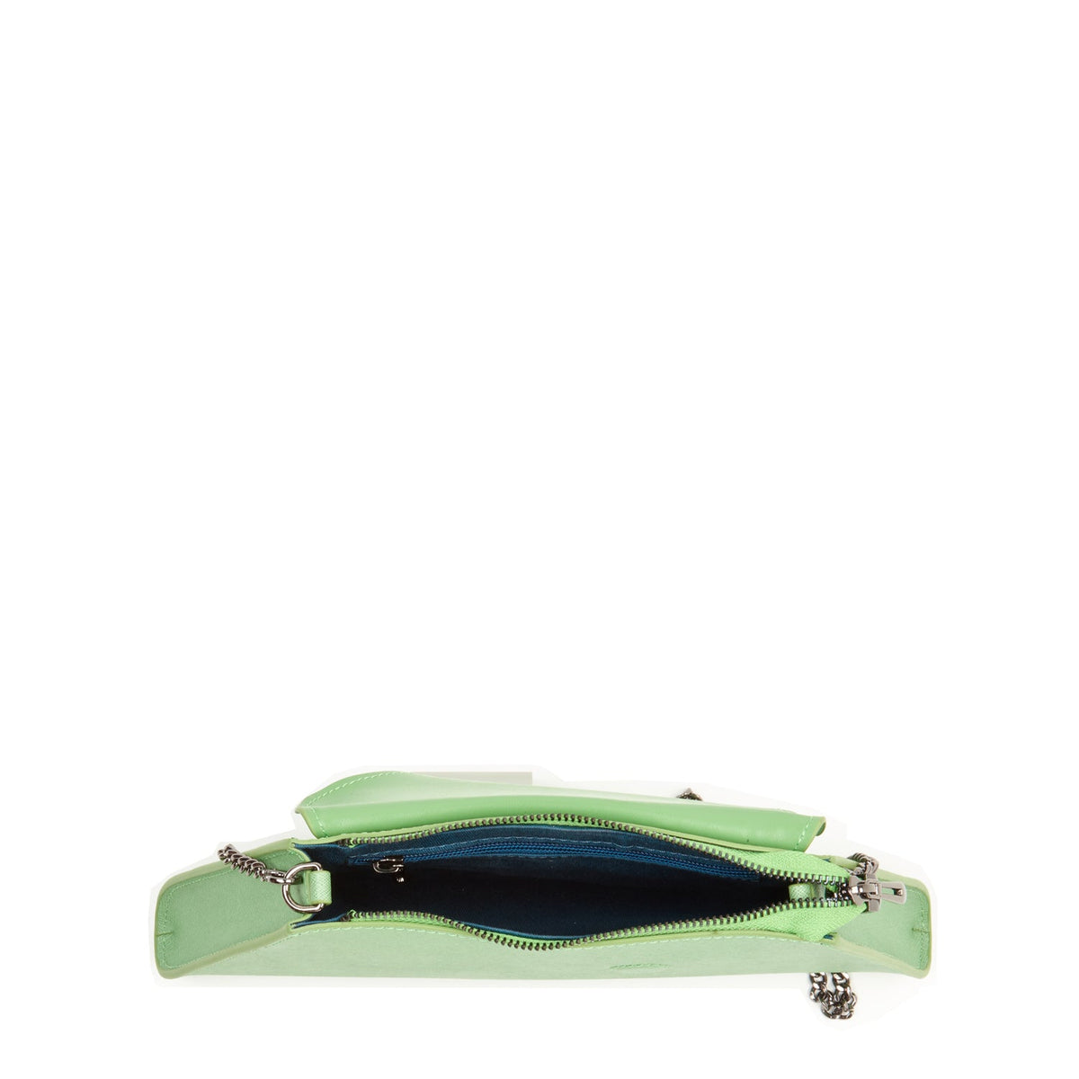 Leather Clutch Bag Summer Green Evening Purse Unique Women's Handbag