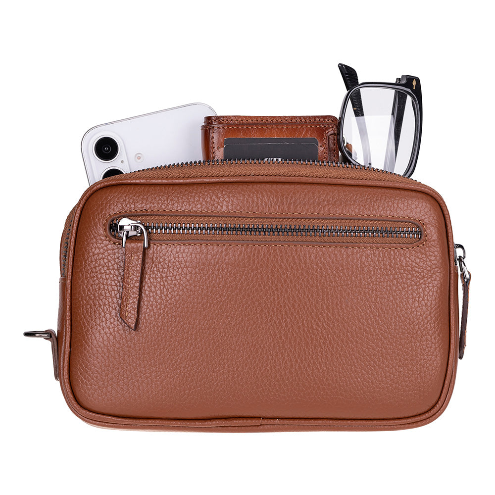 Noma Leather Clutch Bag