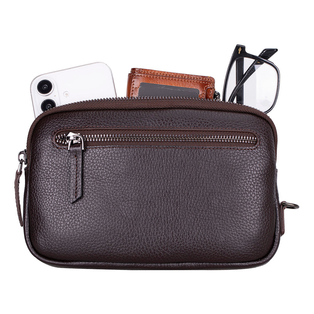 Noma Leather Clutch Bag