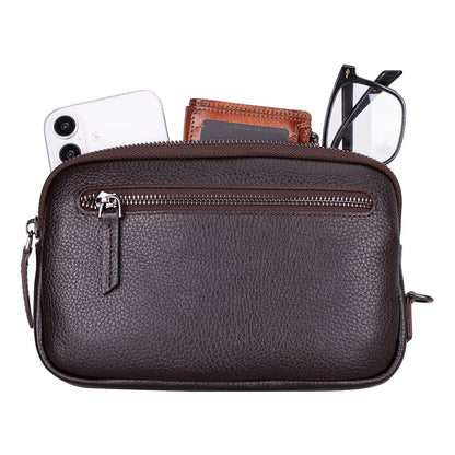 Noma Leather Clutch Bag