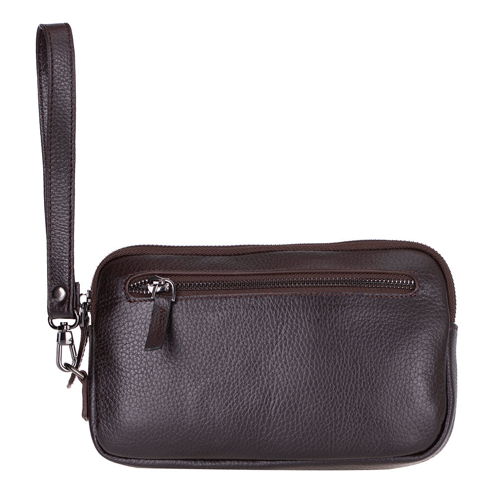 Noma Leather Clutch Bag