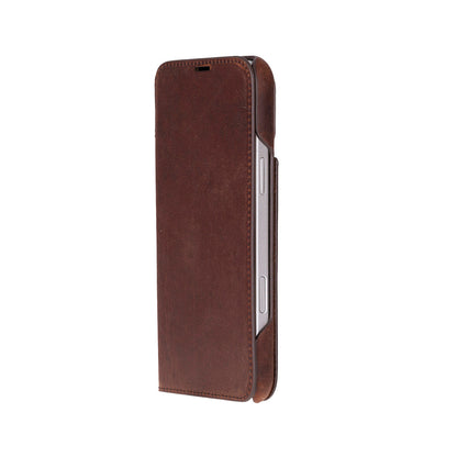 Decatur iPhone 17 Pro Leather Folio Wallet Case
