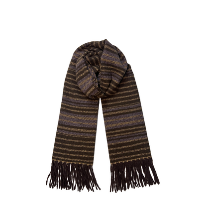Purple Scarf with Fringe