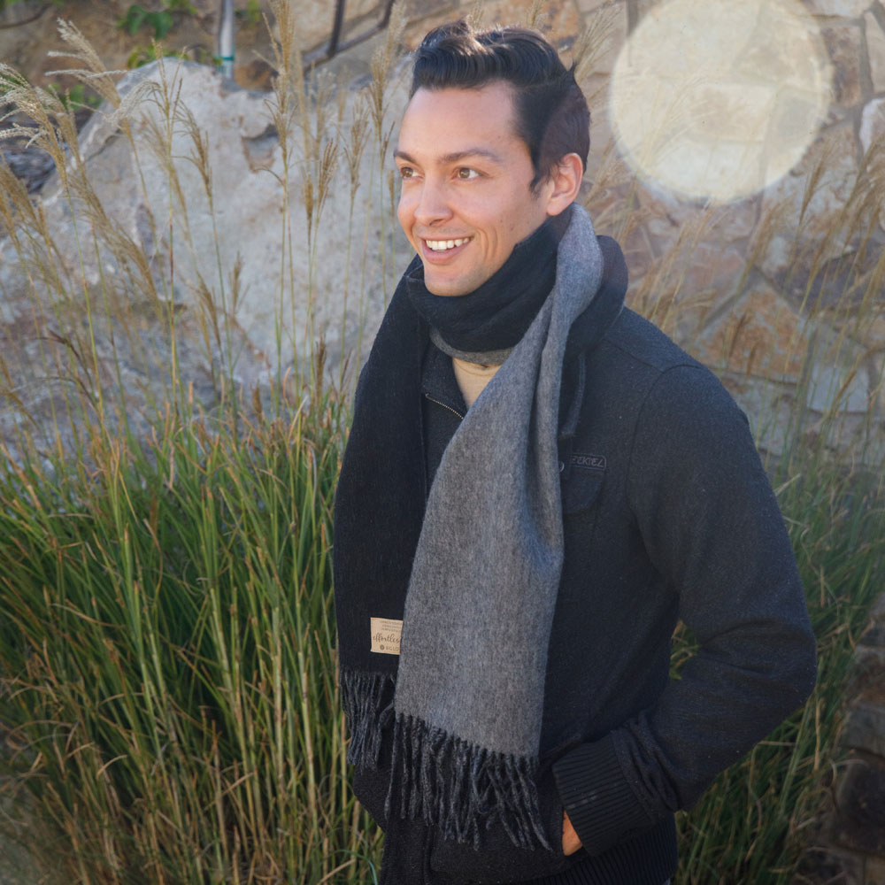 PURPOSEFUL SCARF | BLACK + GRANITE