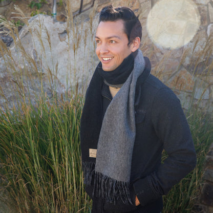 PURPOSEFUL SCARF | BLACK + GRANITE