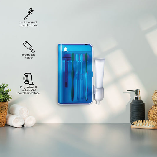 UV Family Toothbrush Sanitizer with AC Adapter