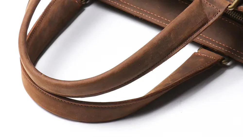 The Viggo Briefcase | Genuine Leather Messenger Bag