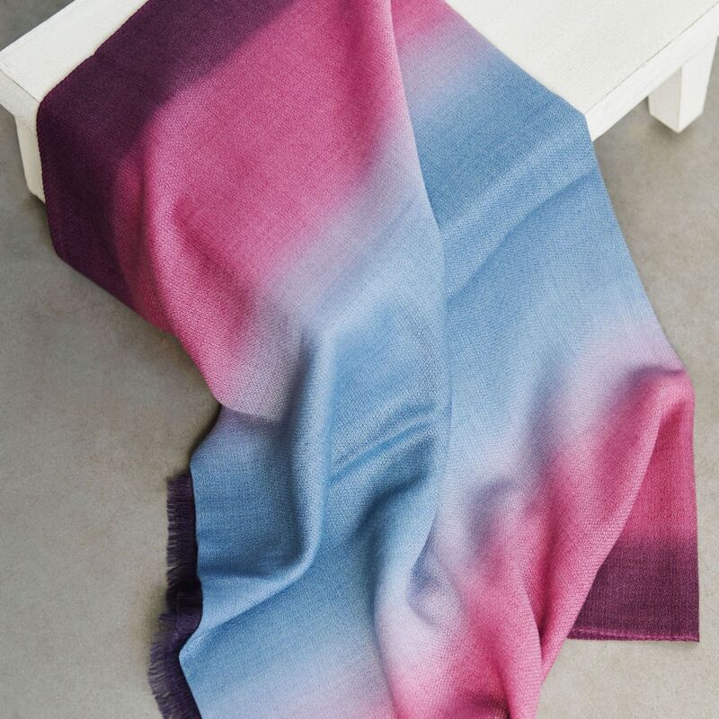 Iris Cashmere Merino Handloom Scarf