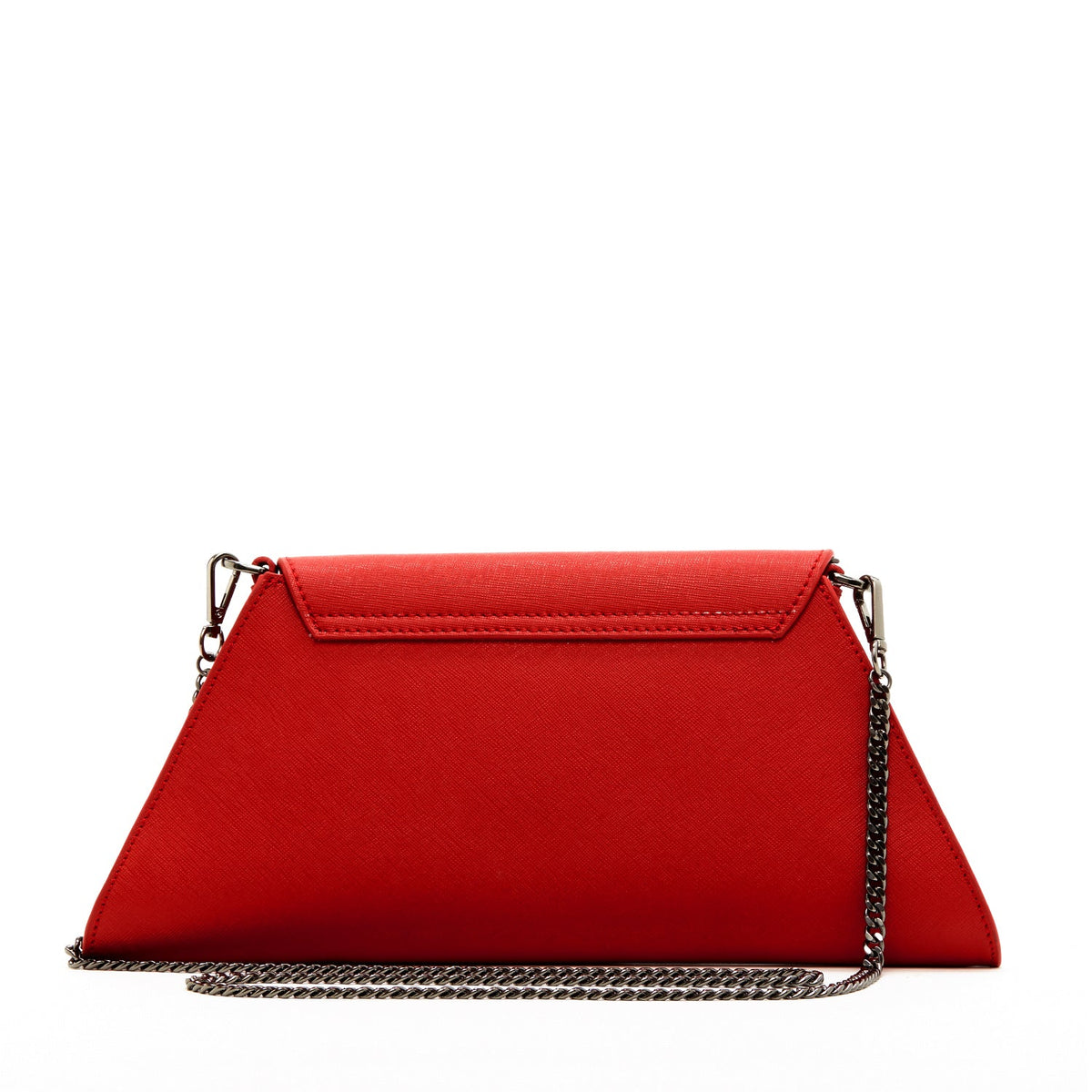 Red Clutch Bag Leather Clutch Purse Crossbody Evening Purse Unique Women's Red Handbag