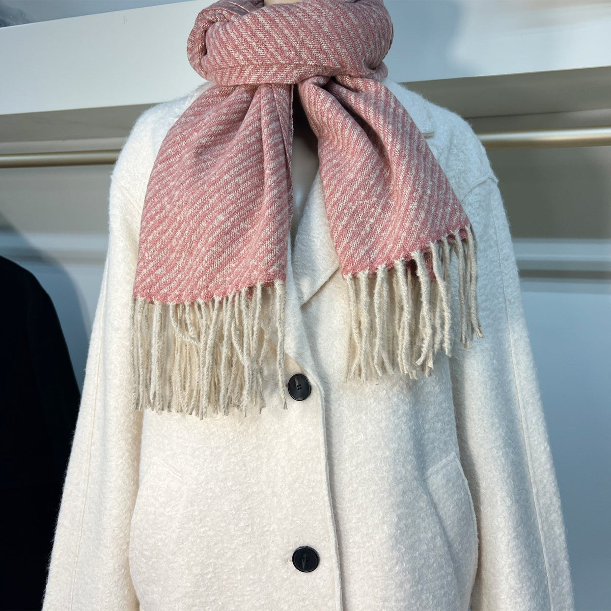 Pink Winter Scarf
