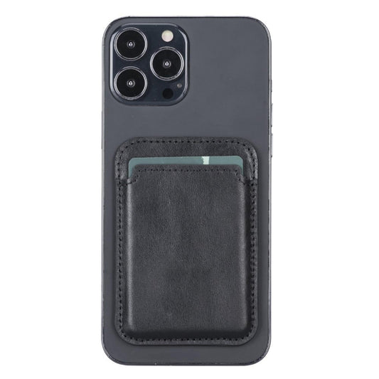 Cortland Full-Grain Leather Card Holder Wallet with Magnet