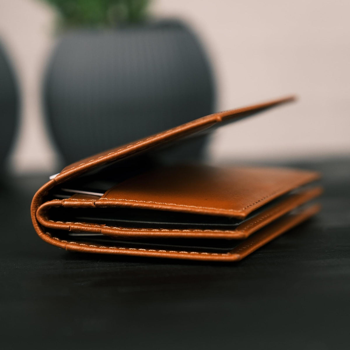 Denver Luxury Full-Grain Leather Cardholder for Men