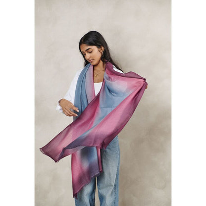 Iris Cashmere Merino Handloom Scarf