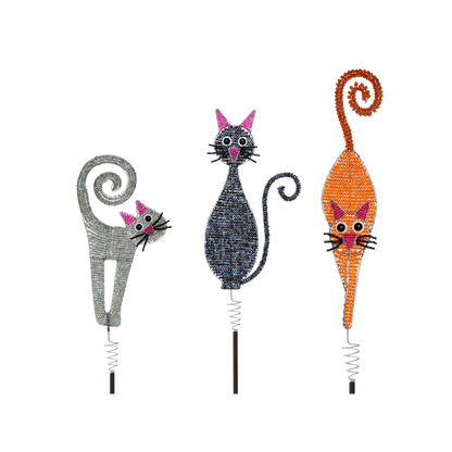 Cat Garden Stake (Set of 3)