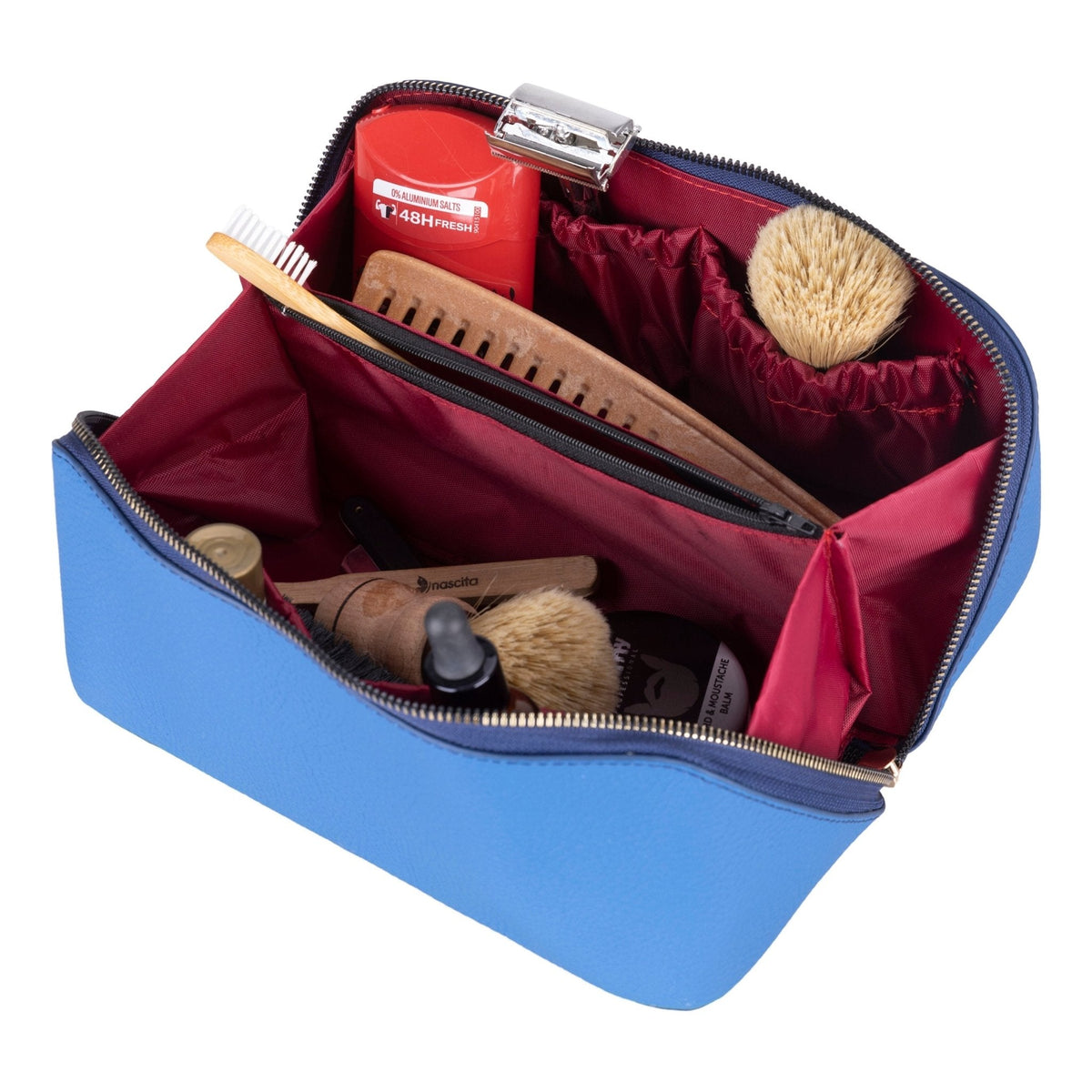 Haines Leather Cosmetic Bag – Stylish & Durable Makeup Bag for Travel