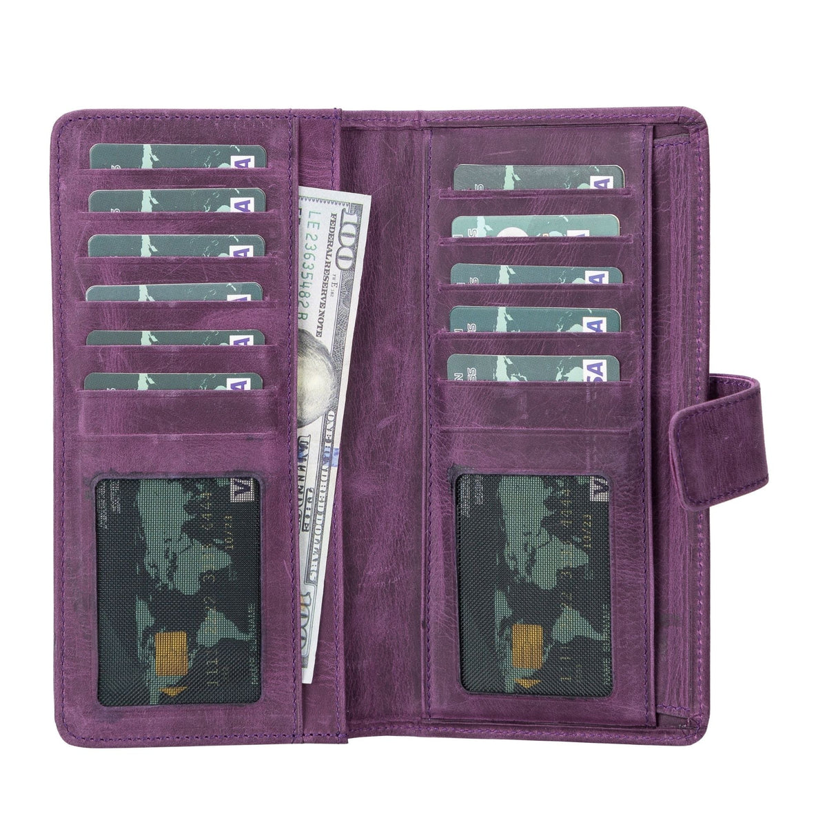 Lander Leather Phone Wallet and Multiple Card Holder for Women