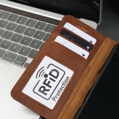Leather Samsung Galaxy S25 Plus Wallet Case | Buffalo