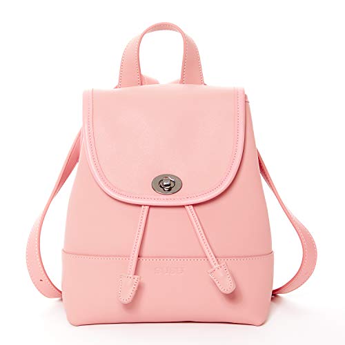 Nicole Pink Leather Backpack