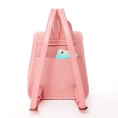 Nicole Pink Leather Backpack