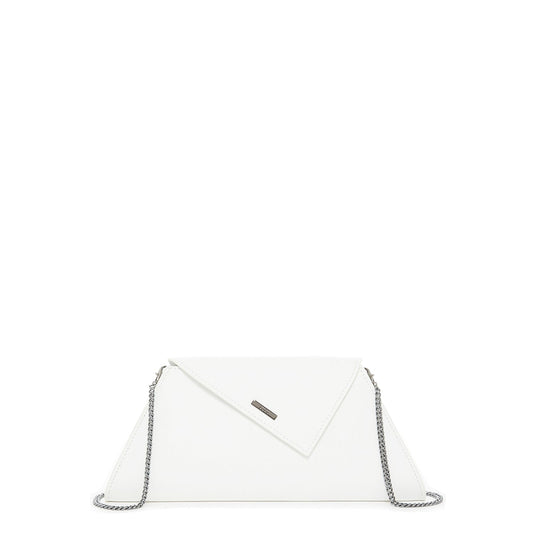 White Purse Leather Clutch Bag Crossbody Evening Purse Unique Women's Handbag